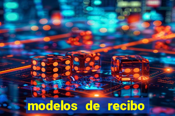 modelos de recibo de pagamento word